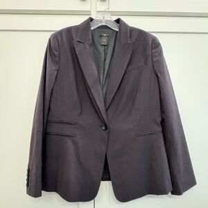 Ann Taylor Petite Purple Blazer